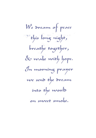 Solstice 1999 greeting card - inside