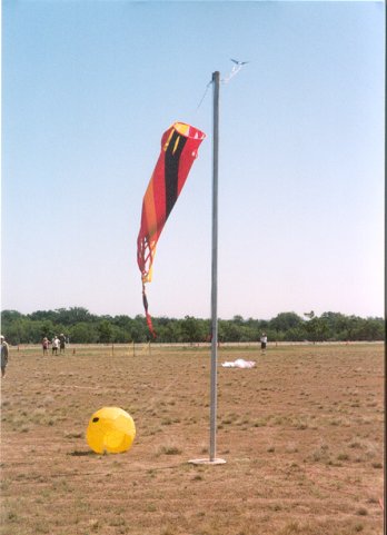 In case any wind came up, we'd know which way it was blowing.