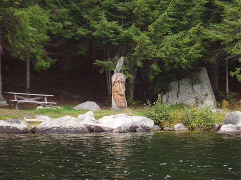 Our guardian, watching for arrivals.  We never did learn his name.