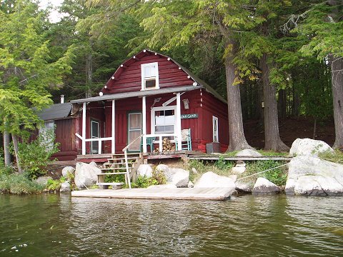 Indian Camp, our home for the weekend!