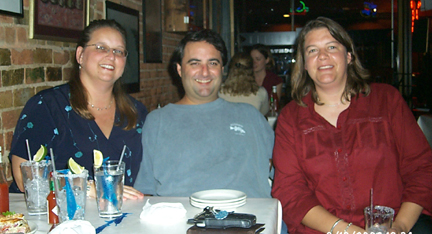 Lisa, Pete the owner, and Sarah.
